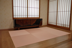 桜色の琉球畳