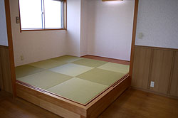 綾織の和紙畳表